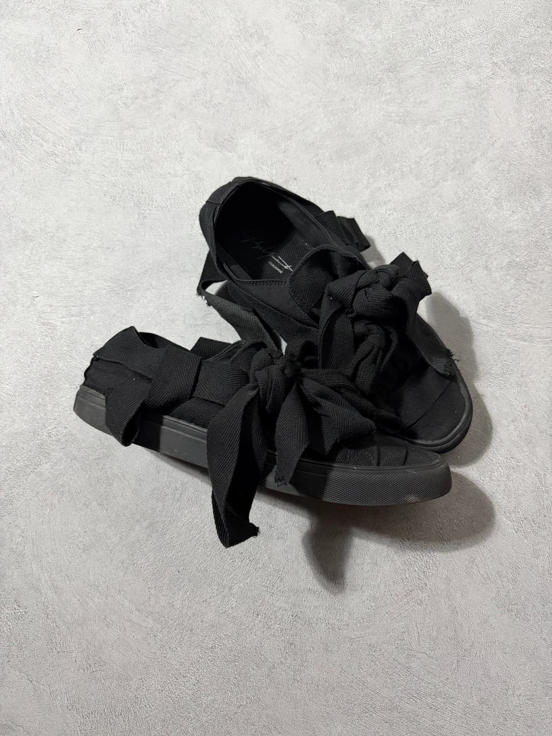 Yohji Yamamoto POUR HOMME 레이스업 슬립온 상품이미지1