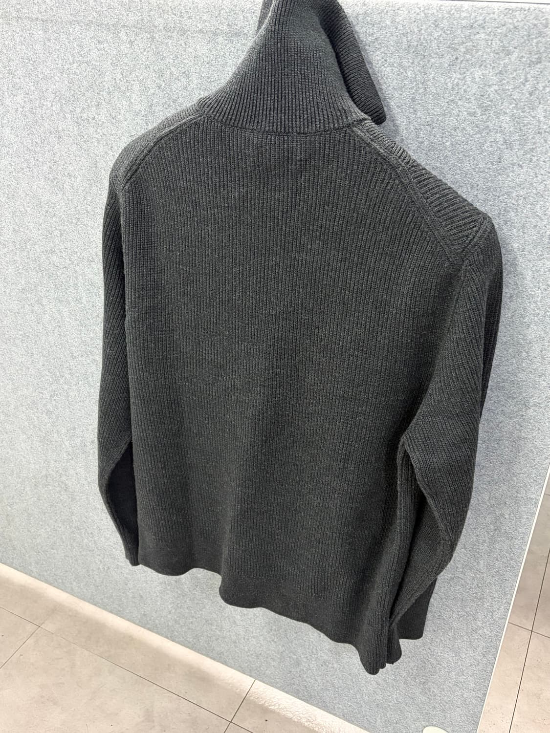 cos 코스 울코튼 블랜드 하프집업 스웨터 L 상품이미지3