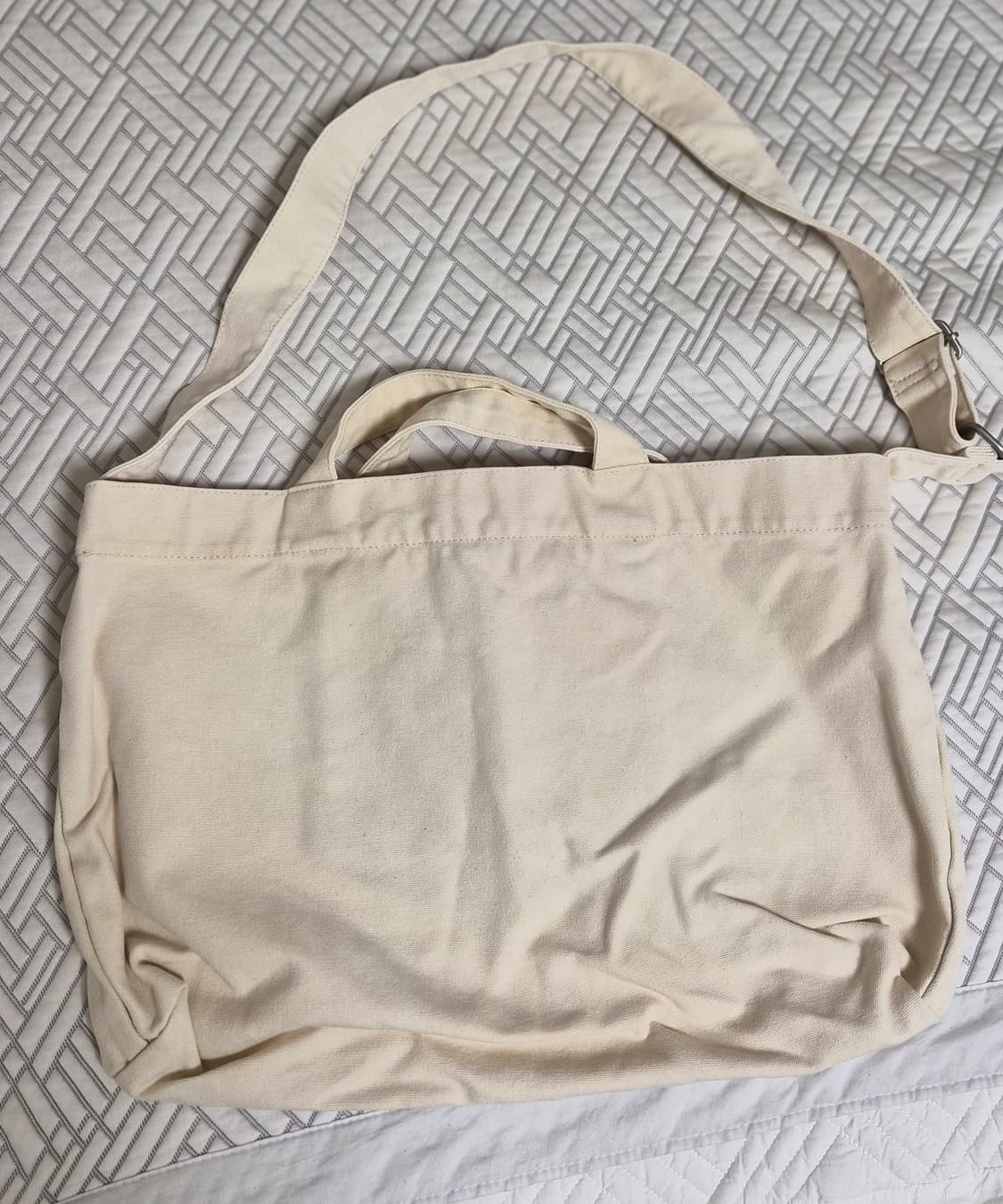 타미진스 캔버스 숄더백 아이보리 상품이미지2