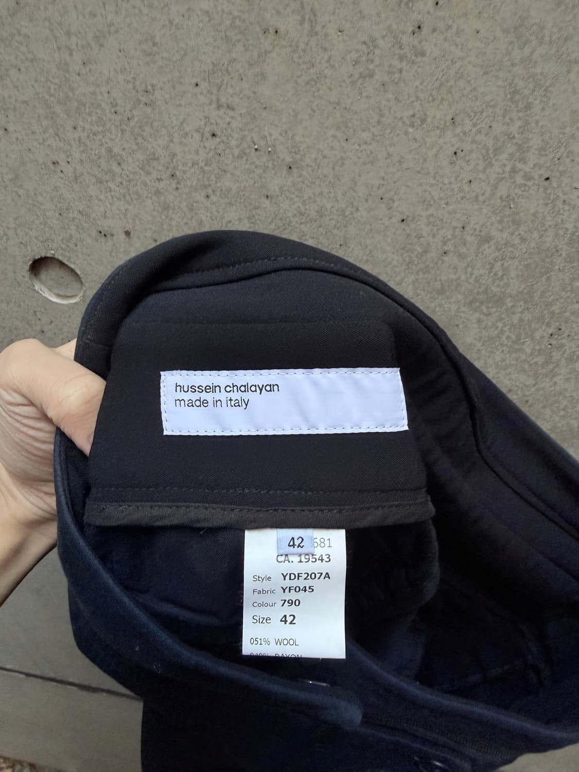 Hussein chalayan double waist slacks 상품이미지4