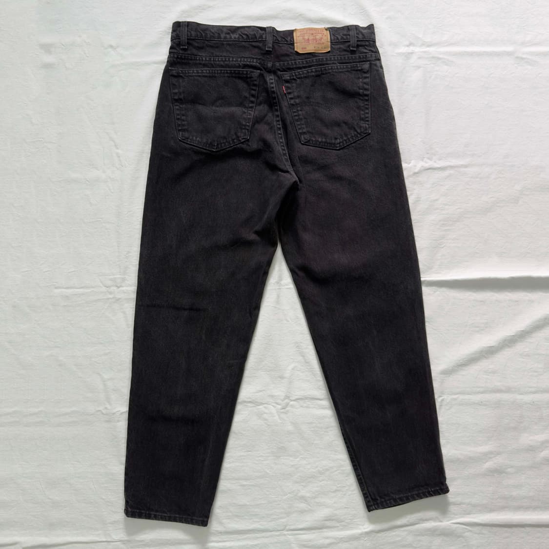 90s 리바이스 550 흑청 데님팬츠 W38 L30 상품이미지8