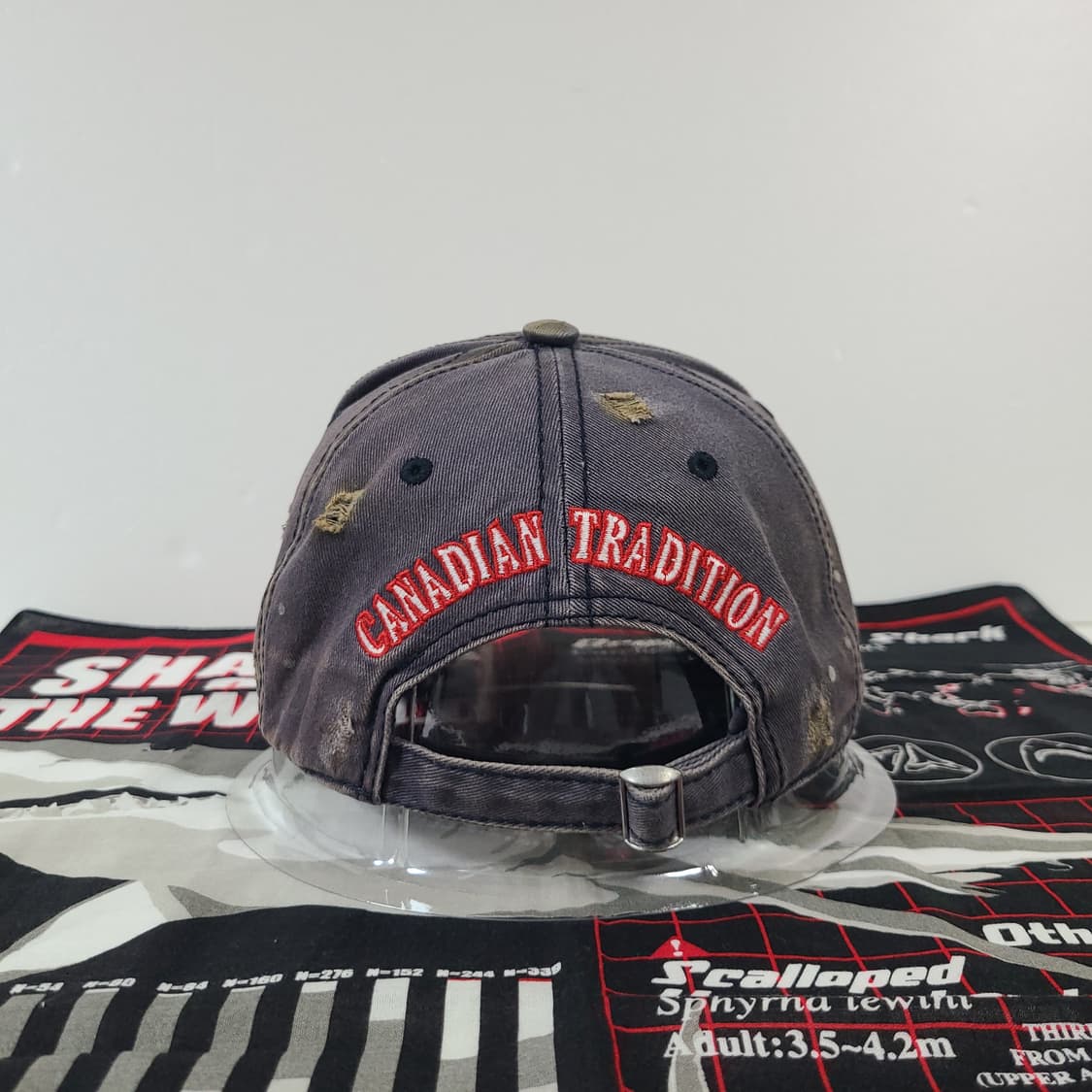 디스퀘어드2 빈티지 데미지 워싱 썬페이딩 모자 볼캡 상품이미지7