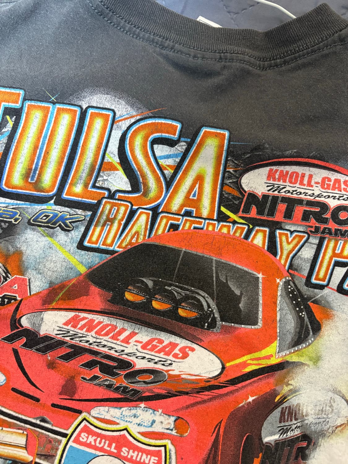 vintage tulsa raceway park shirts M 상품이미지4
