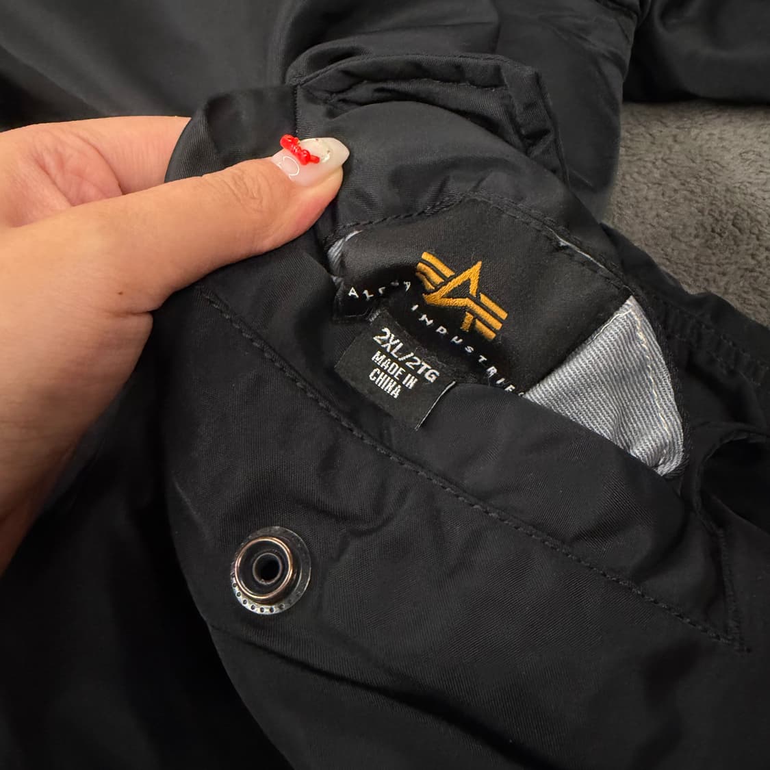 [ 정품/2XL ] 알파인더스트리 플라이트 ma-1 리버시블 항공점퍼 상품이미지8