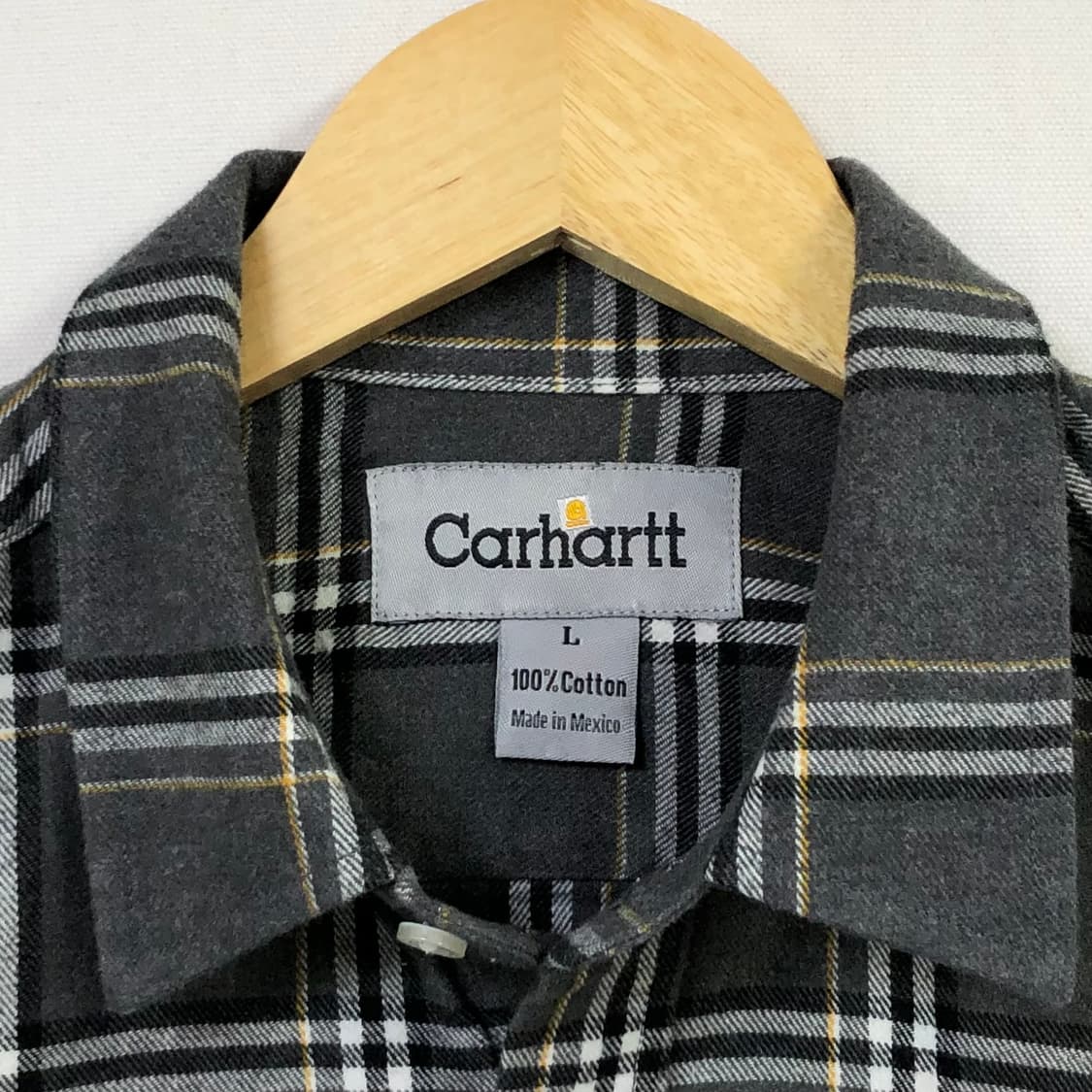 L 칼하트 체크 워크 남방 상품이미지3