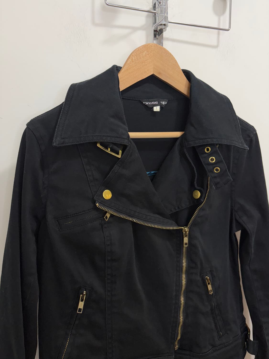 Dress up 코튼 라이더 자켓 상품이미지7