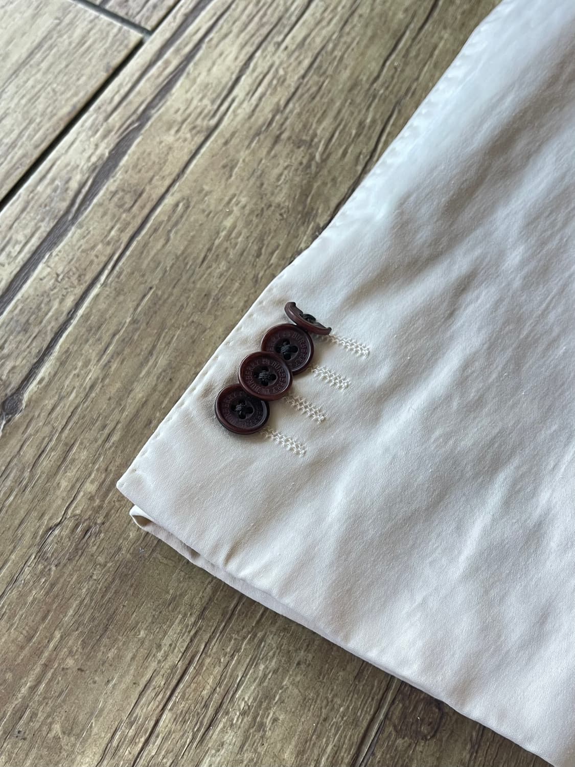 Burberry Black Label Ivory Cotton Jacket 상품이미지5