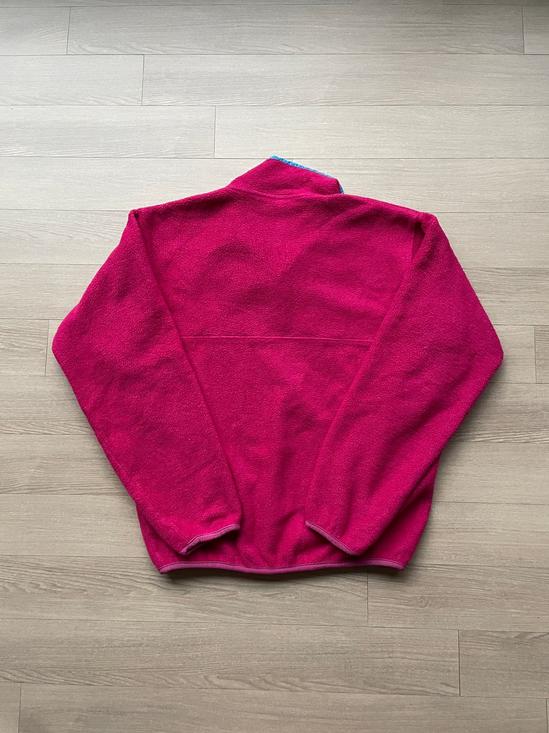 90s 파타고니아 신칠라 핑크 블루 rare 빈티지 상품이미지3