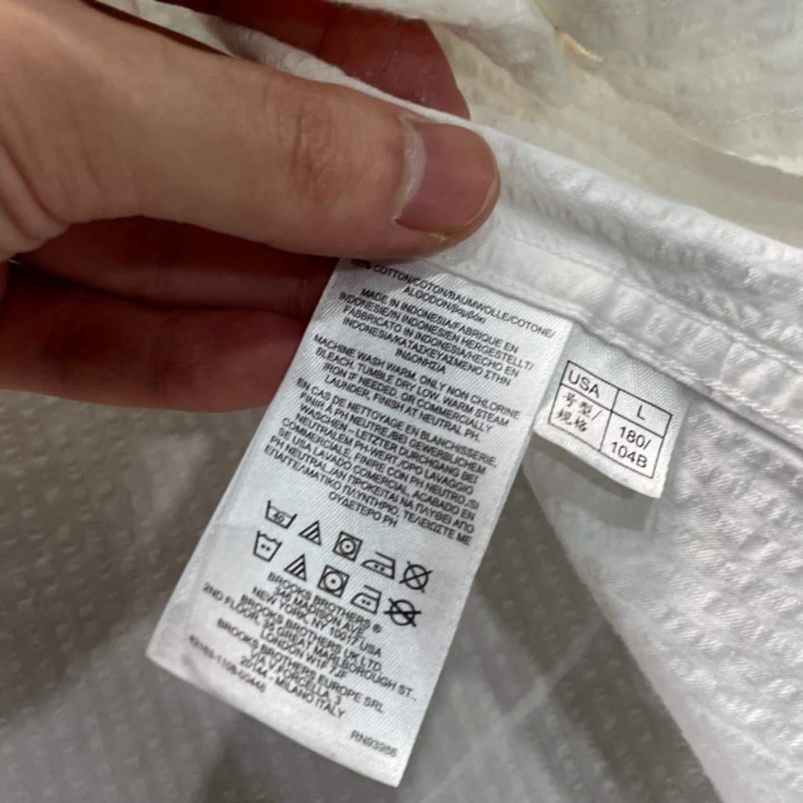 100 브룩스브라더스 시어커서 셔츠 상품이미지4