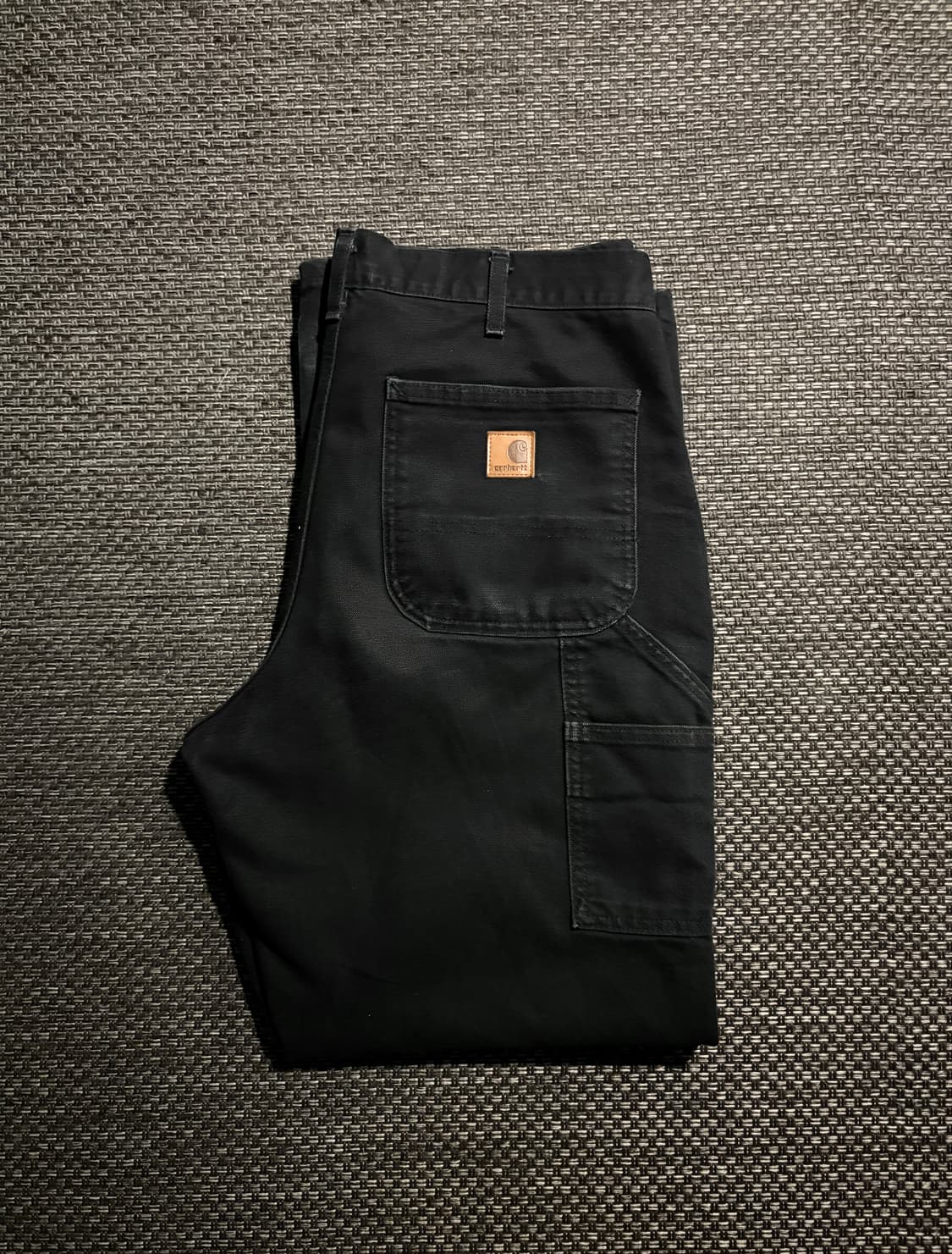 칼하트 카펜터 싱글니 B11 BLK 32 상품이미지1