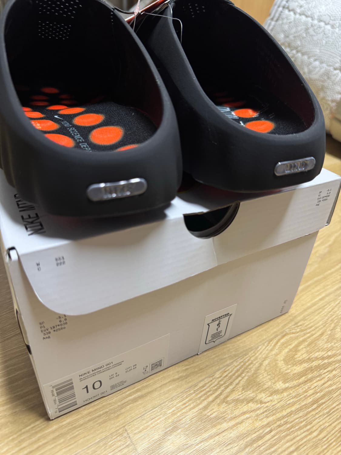 (280) 나이키 001 블랙 새상품 상품이미지4