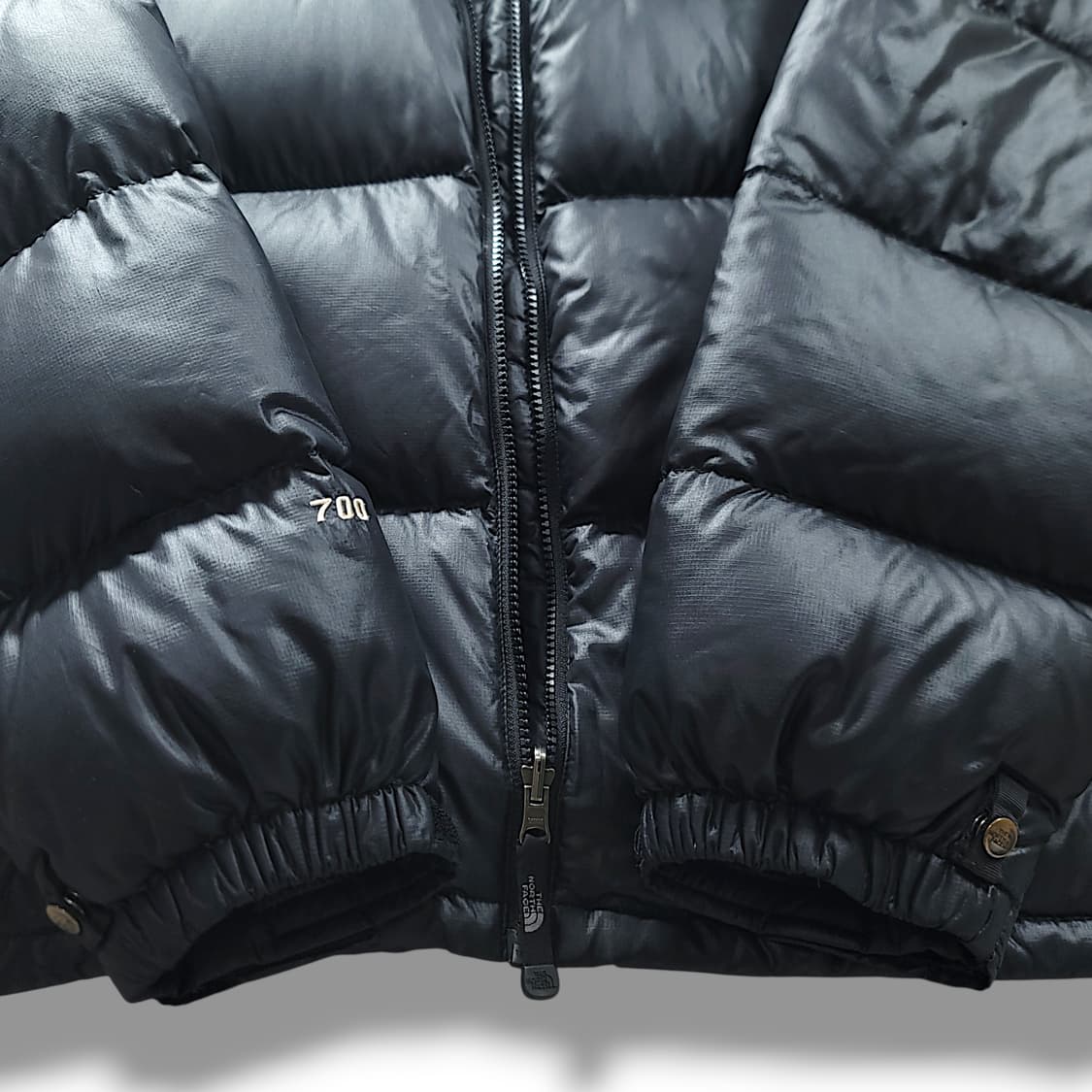 [95/M] 노스페이스 블랙 유광 눕시 700 구스다운 패딩 상품이미지8