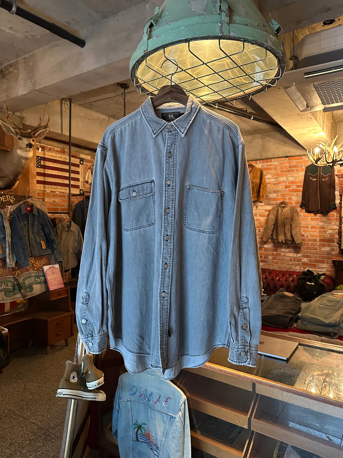 90s 빈티지 더블알엘 RRL 데님 셔츠 상품이미지1