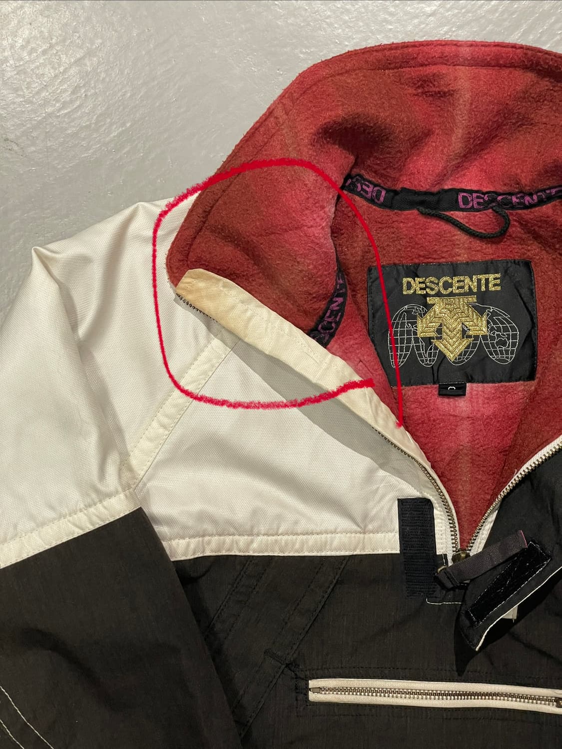 90‘s 데상트 올드스쿨 아노락 자켓   상품이미지9