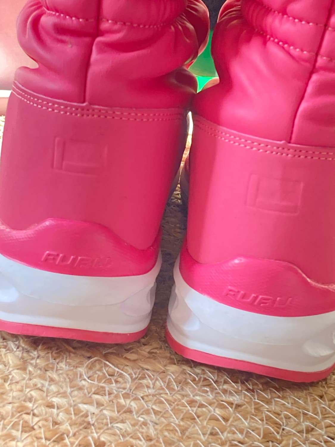 후부 갸루 하구미 사와코 하치 나나 핑크 퍼 부츠 250 상품이미지6