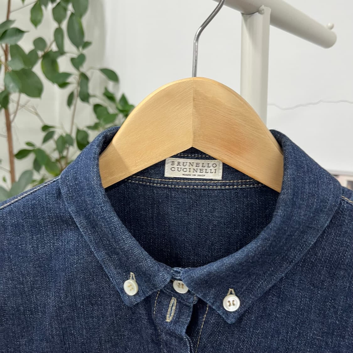 브루넬로쿠치넬리 우먼 데님셔츠 L 상품이미지3