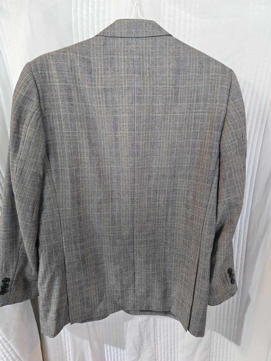 LANVIN 체크무늬 빈티지 오버핏 자켓 상품이미지3
