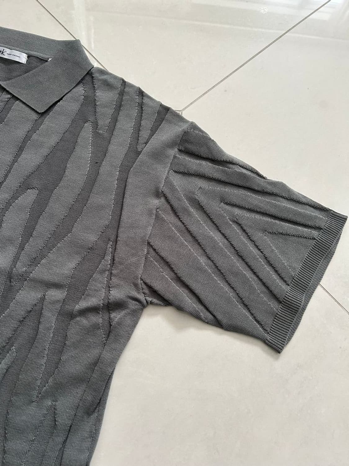 JACQUARD KNIT POLO 자카드 니트 폴로 상품이미지4