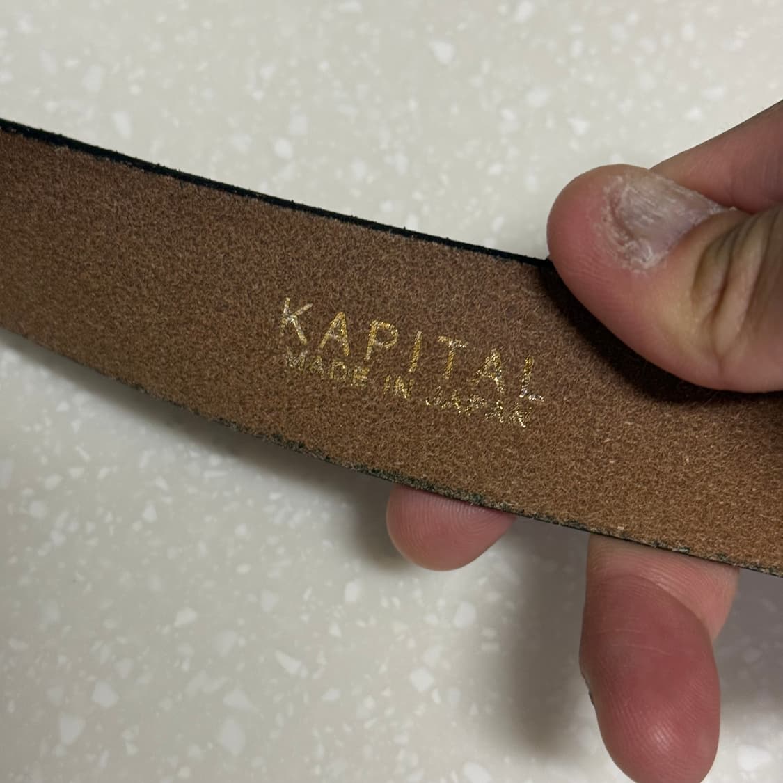 캐피탈 kapital 26SS 웨스턴 벨트 블랙 F 상품이미지5
