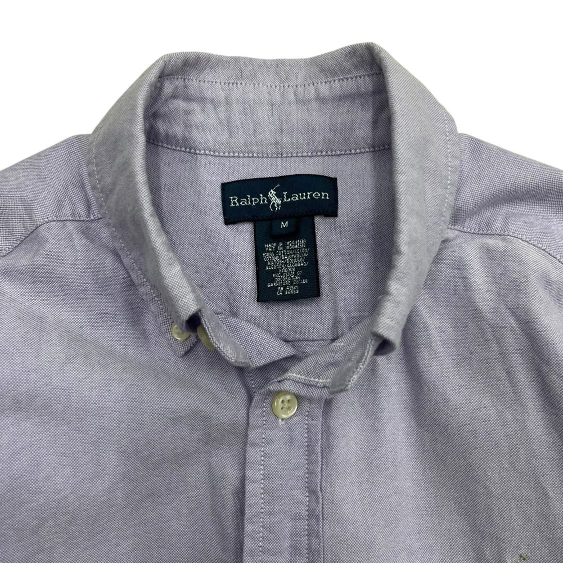 폴로 랄프로렌 옥스포드 연보라 셔츠 M 상품이미지5