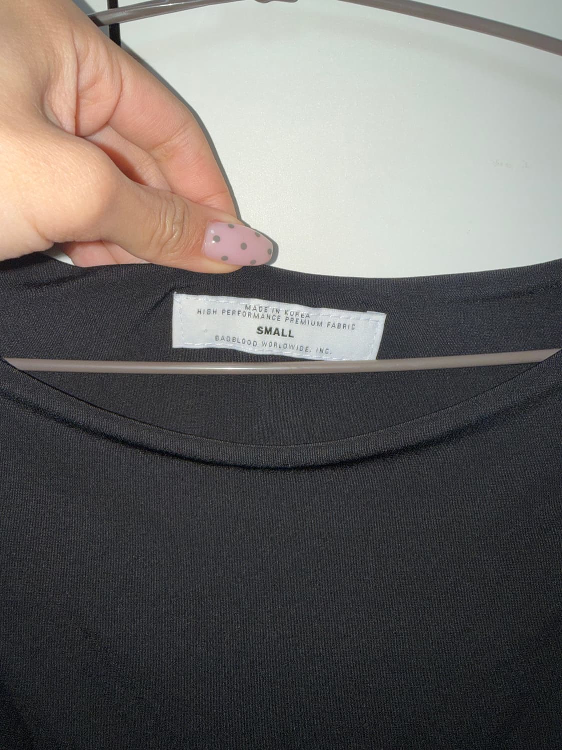 배드블러드 롱슬리브 바디수트 블랙 S 상품이미지4