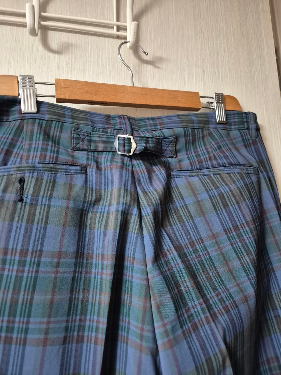 BEAMS 빔즈 플러스 블랙와치 자켓 셋업 슈트세트 XL 상품이미지4