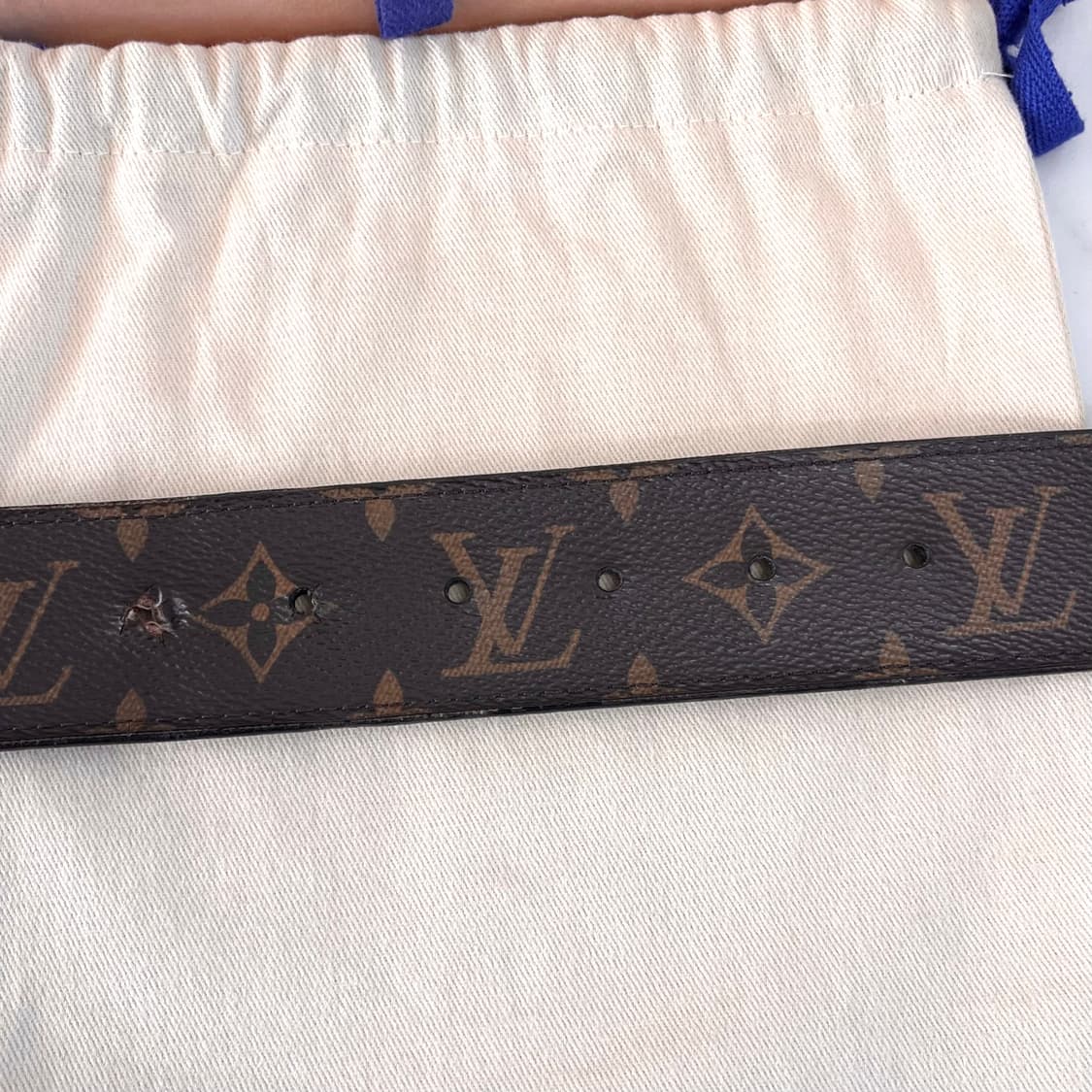 [A급/정품] 루이비통 LV 이니셜 리버서블 모노그램 벨트 상품이미지3