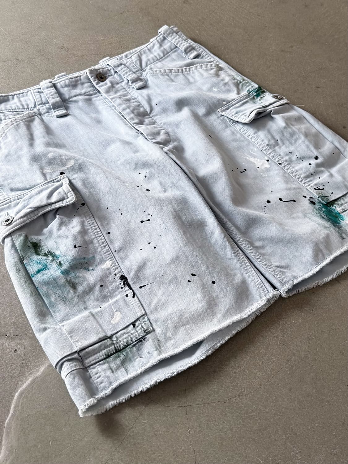 Polo Jeans Company Paint Cargo Shorts 상품이미지3
