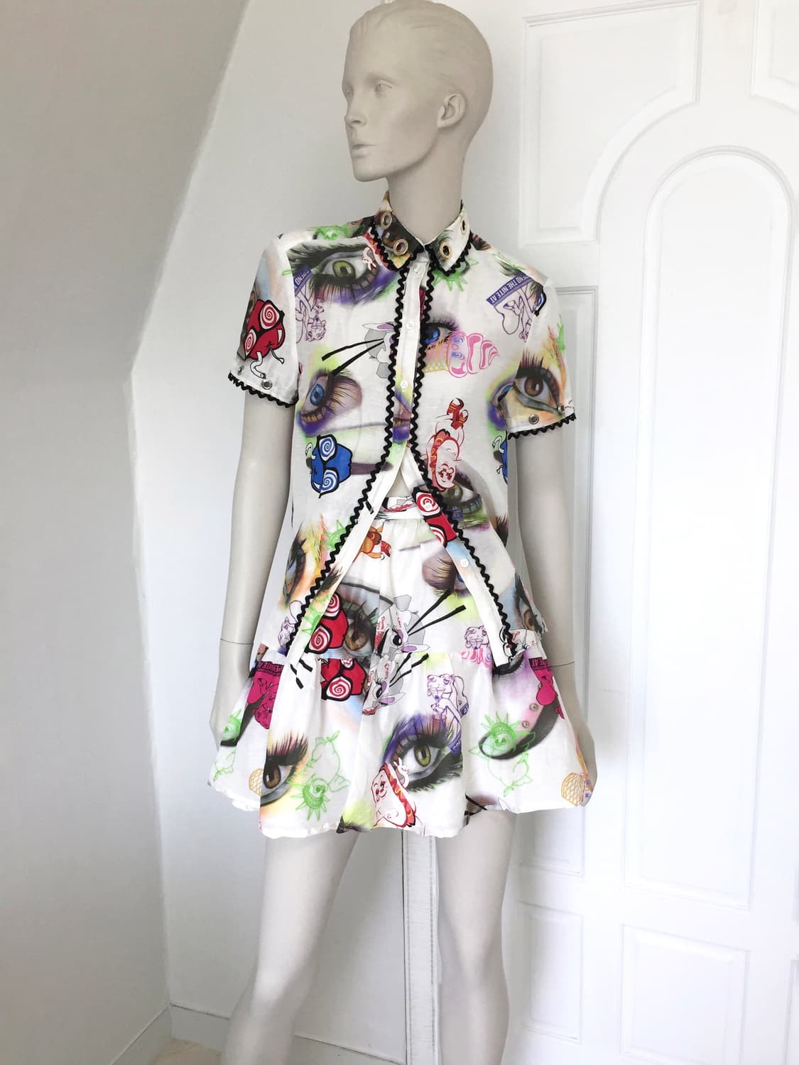 Kenzo Eye print Silk set-up 상품이미지5