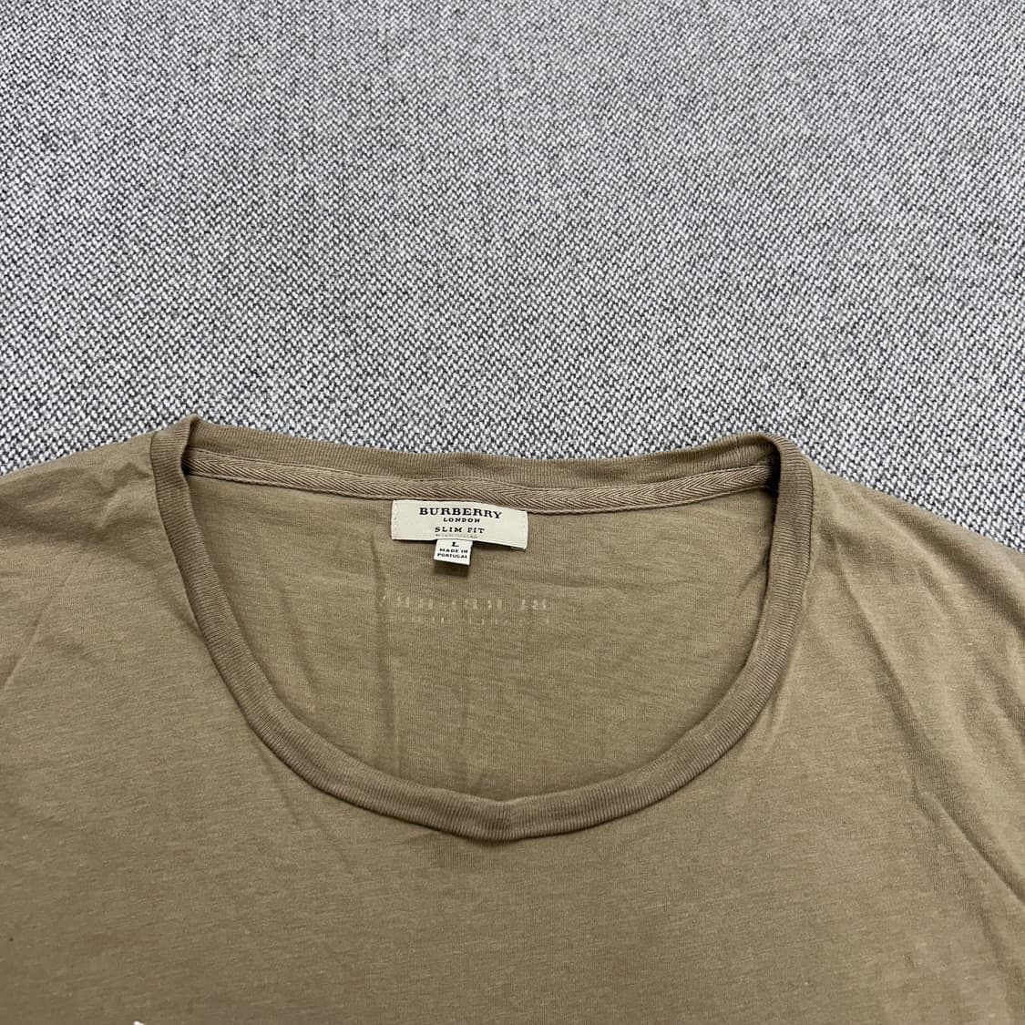 버버리 기마로고 슬림핏 반팔(L) 상품이미지3