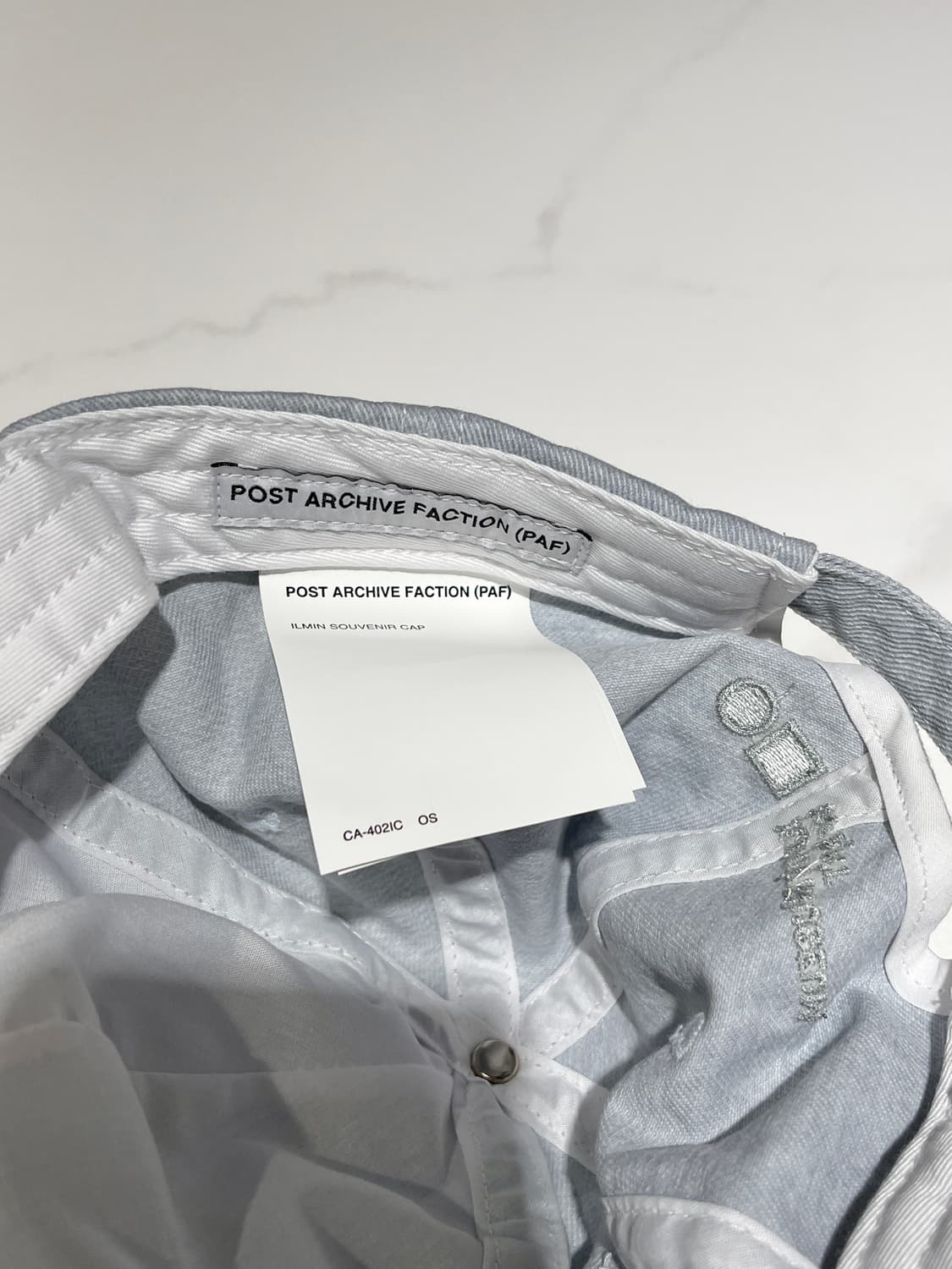 포스트아카이브팩션 파프 일민미술관 한정 볼캡 상품이미지3