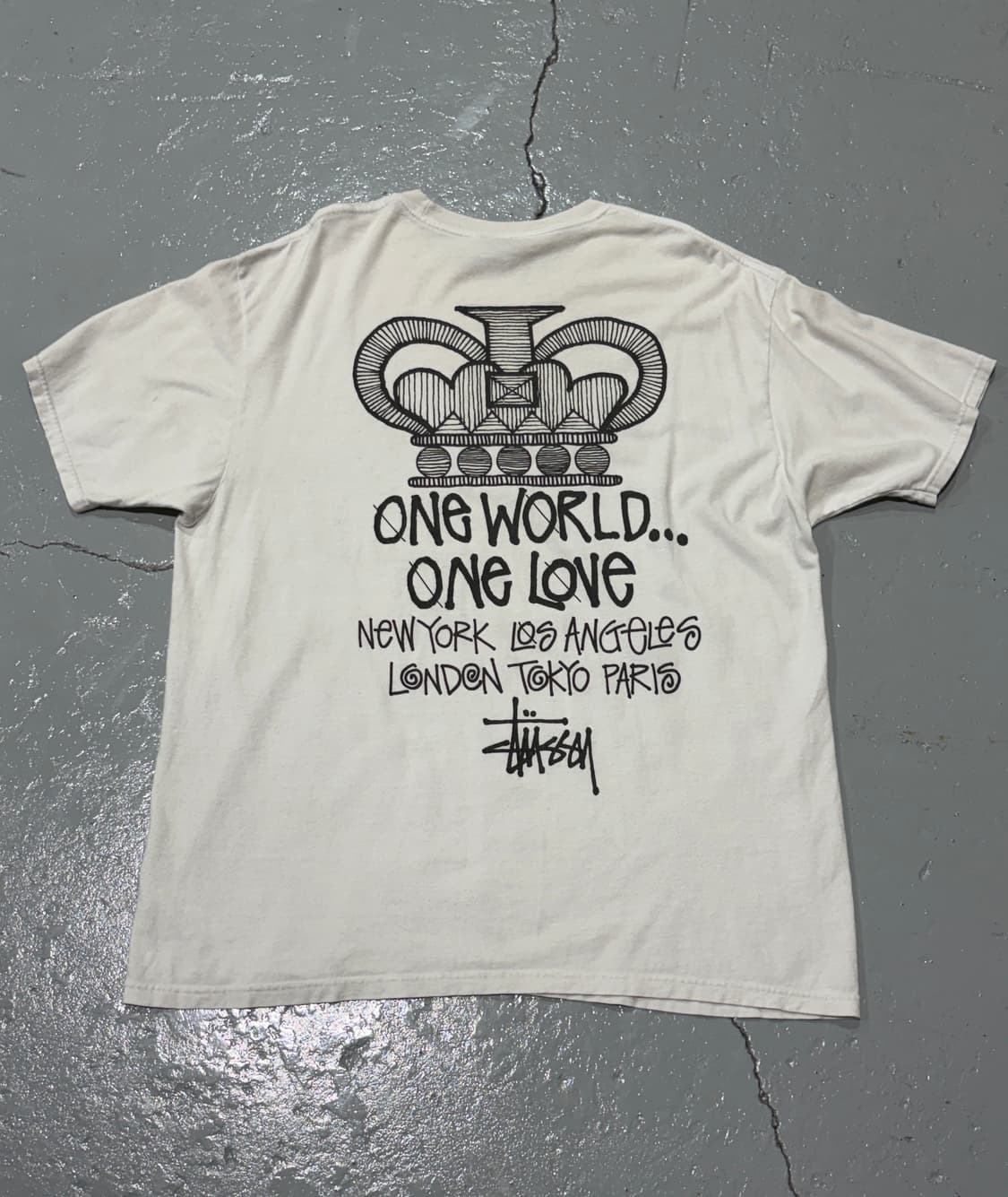 스투시(Stussy) 원 월드(One World) 티셔츠 상품이미지1