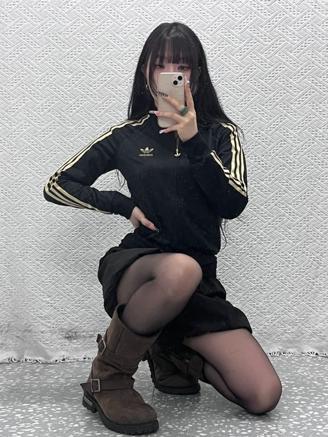 아디다스 빈티지 메달리스트 슬림핏 검골 져지 집업 95 C10615 상품이미지1