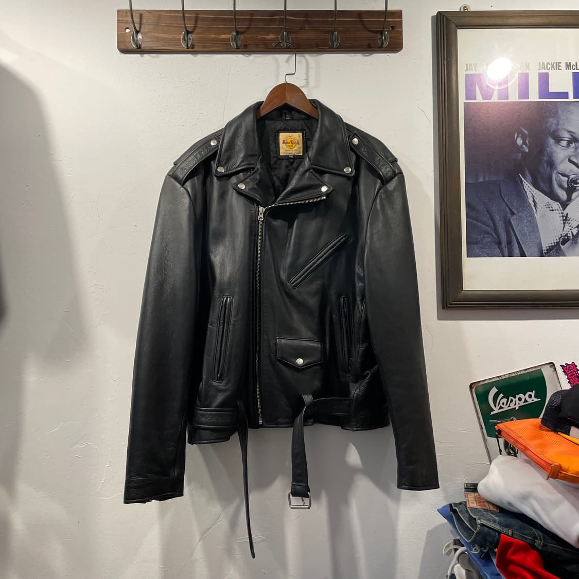 90s 하드락카페 라이더자켓 2XL 상품이미지2