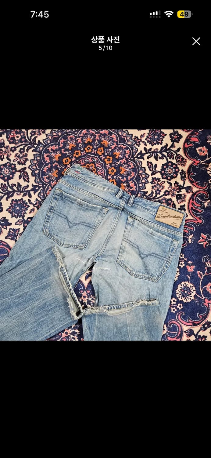 디젤 자탄 부츠컷데님 30 상품이미지2