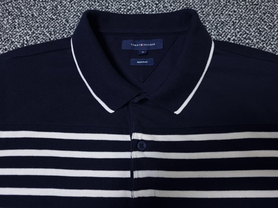 [무료배송][105]타미힐피거 남성용 피케 반팔티 카라티 상품이미지5