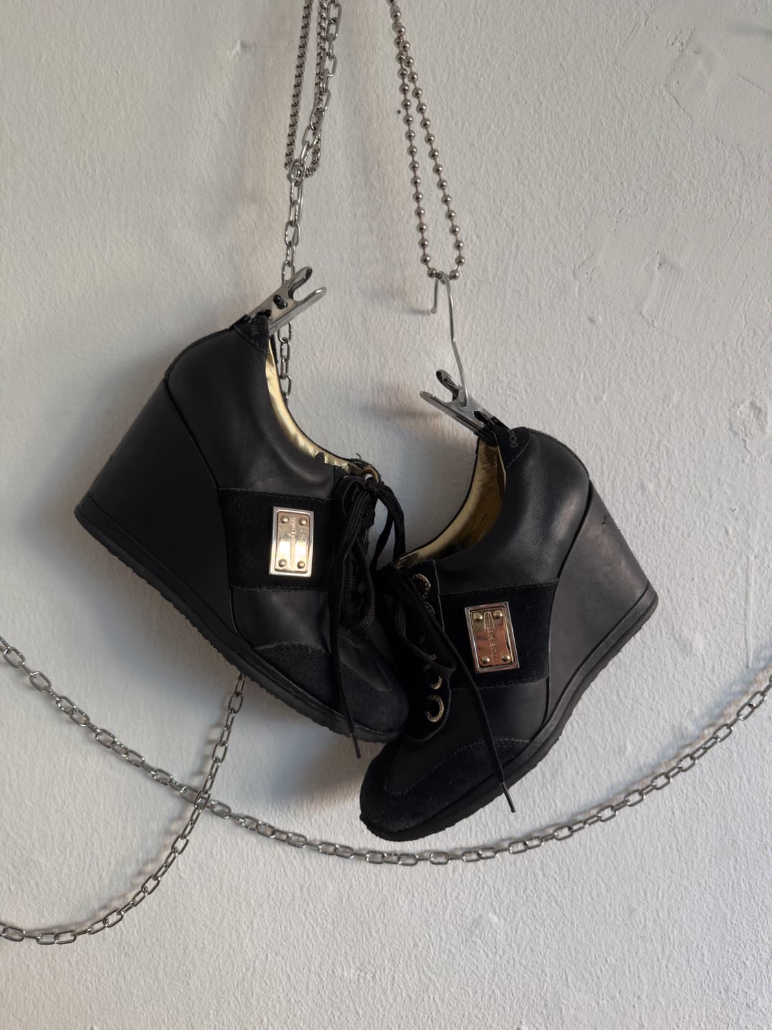 돌체앤가바나 슈레이스 웨지힐 스니커즈 상품이미지1