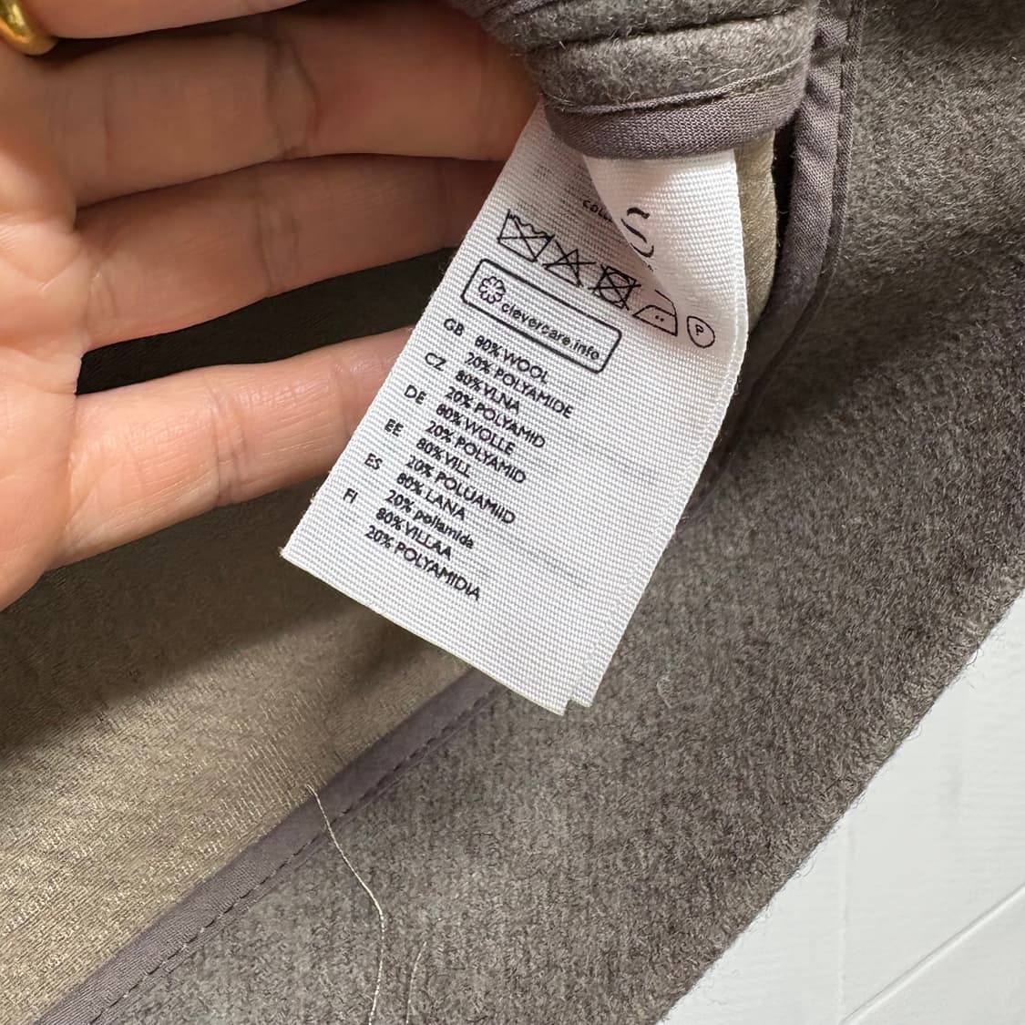 코스 cos 핀턱 주름 울 미니스커트 치마  상품이미지4