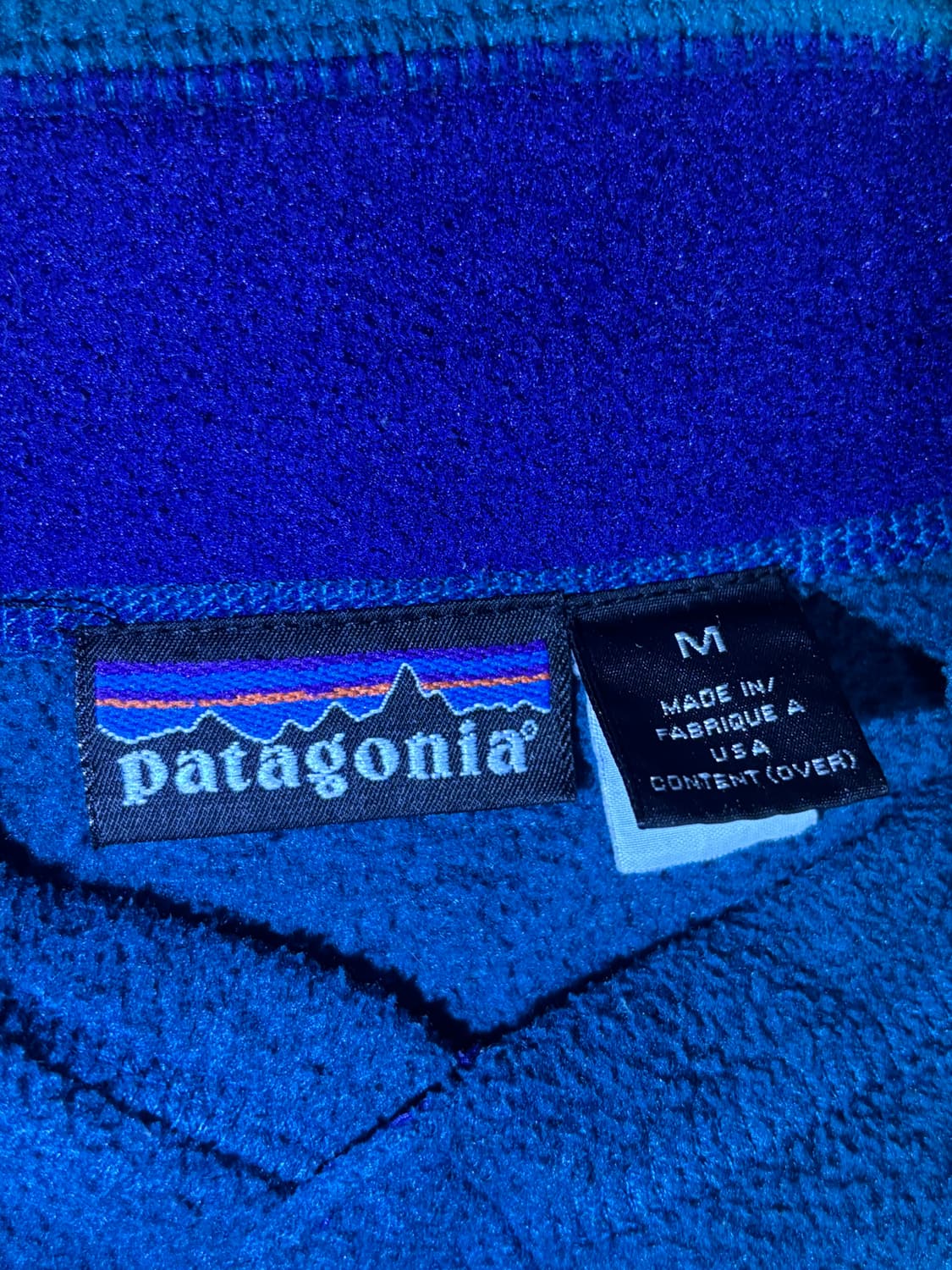 90s USA 파타고니아 신칠라 풀오버 빈티지 M 상품이미지4