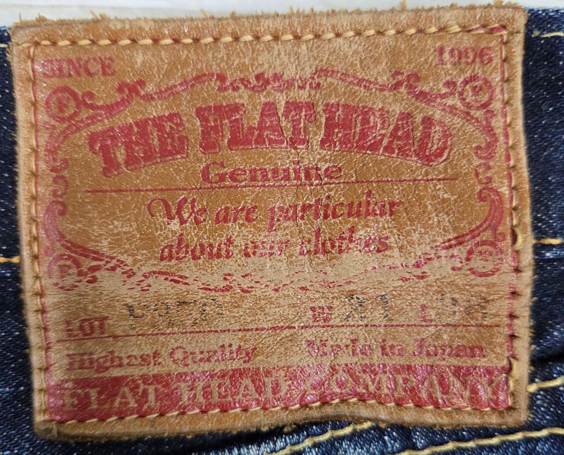 더 플랫 헤드 셀비지 데님팬츠 F350 상품이미지4