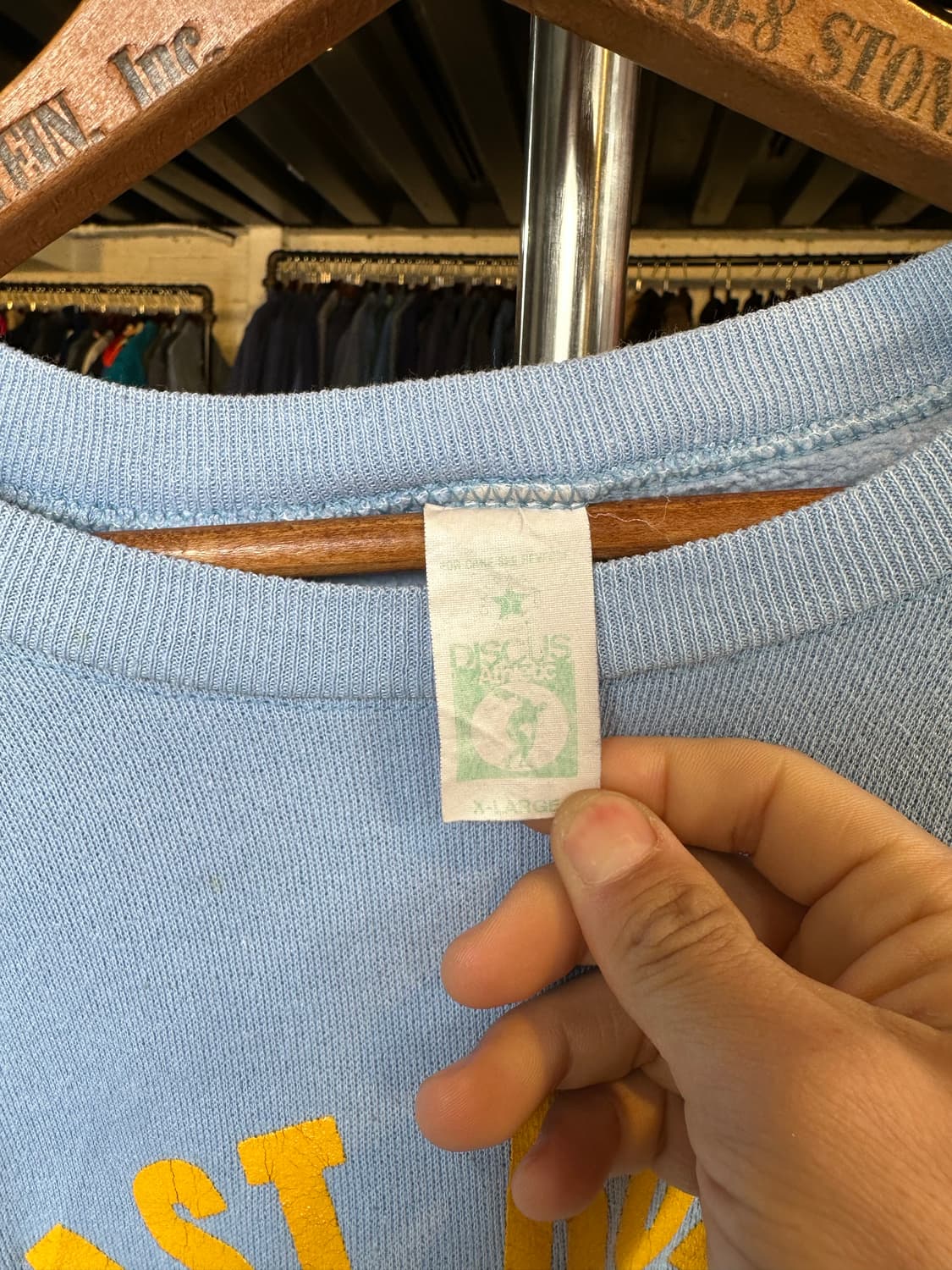 90s 50/50 프린팅 스웻 셔츠 made in usa 상품이미지7