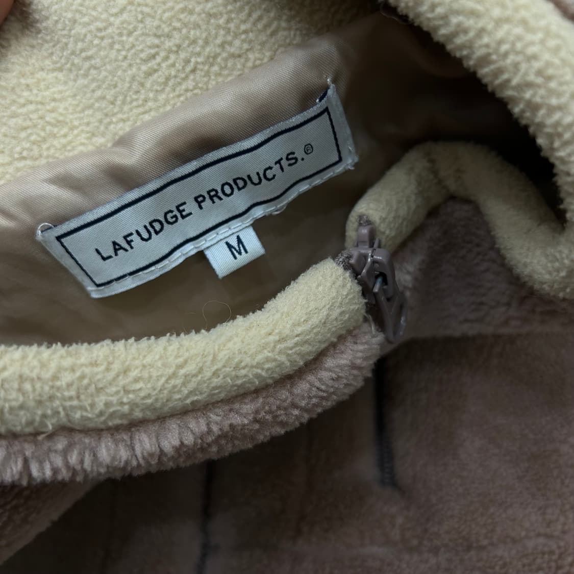 [M]라퍼지스토어 후리스 자켓/어둔운핑크 상품이미지5