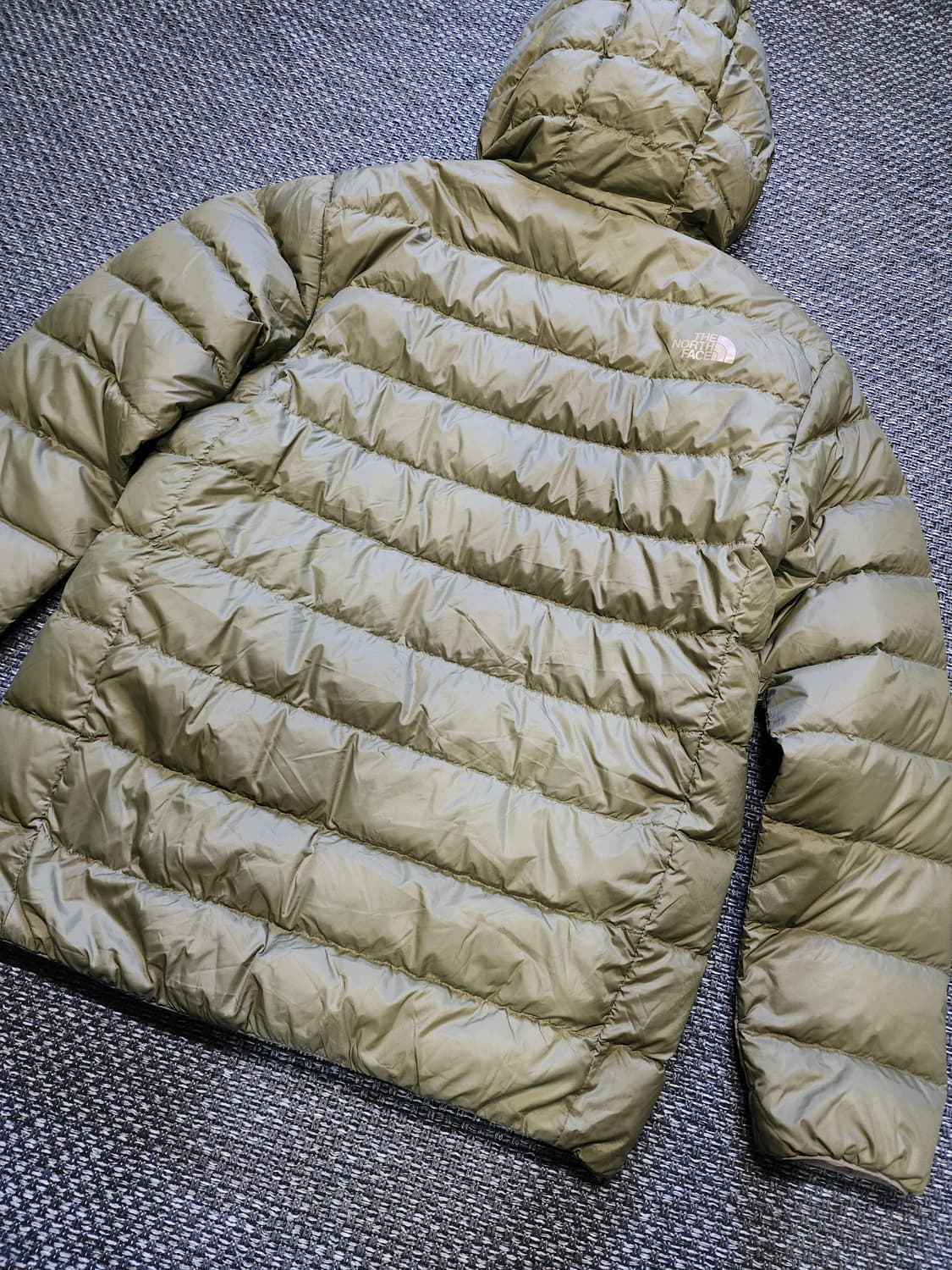 노스페이스 버몬트 후드 패딩 카키 상품이미지10