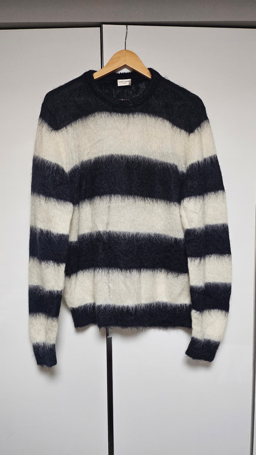 [XXL] Saint Laurent 18AW 디스트로이드 모헤어 니트 상품이미지1