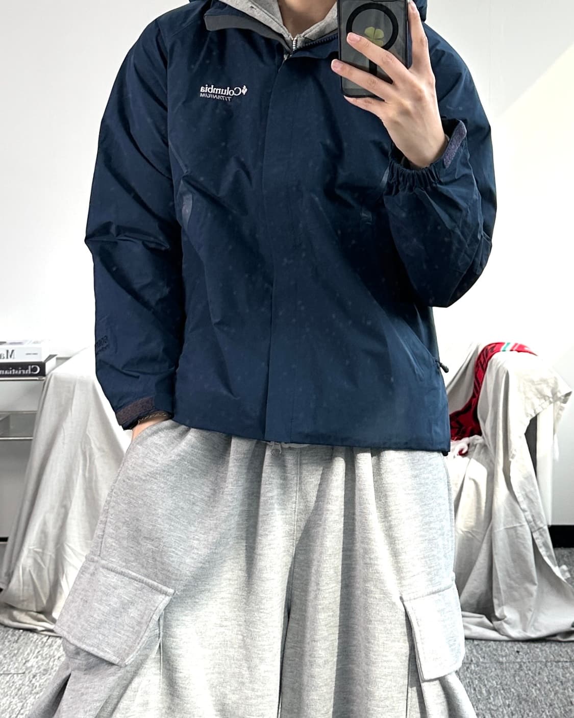 컬럼비아 티타늄 고어텍스 바람막이 M 상품이미지3