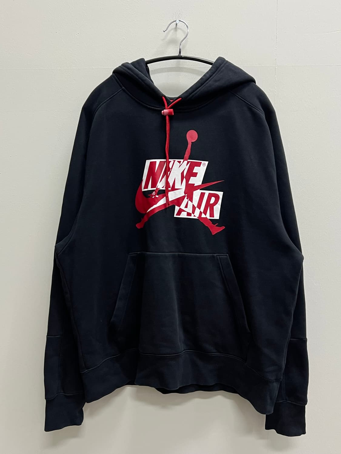 나이키 조던 프린팅 후드 티 블랙/레드 상품이미지2