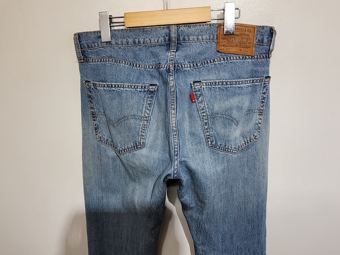 (32) 리바이스 502 청바지 연청 데님팬츠 스판 145주년판  상품이미지7