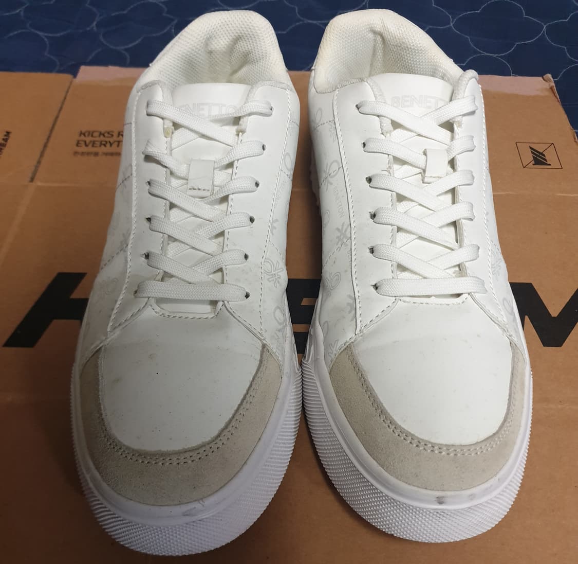 베네통 초경량 라이프 스니커즈 화이트 (270) 상품이미지3