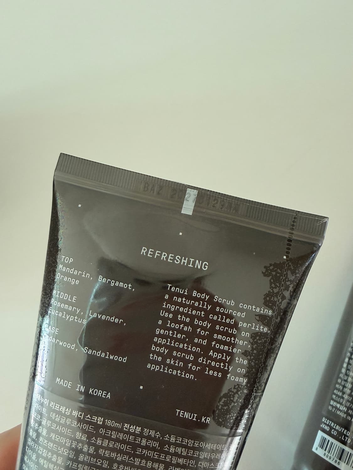 (새상품) 테누이 샴푸 + 바디 스크럽 상품이미지3