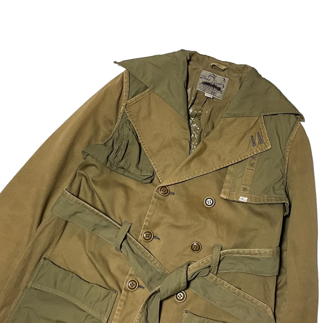 Diesel 디젤 빈티지 워시드 코튼 더블 코트 상품이미지3